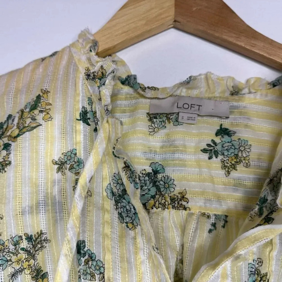 Pre-owned, Ann Taylor Loft women's blouse, size S Beautiful EUC 100% cotton - Picture 7 of 11